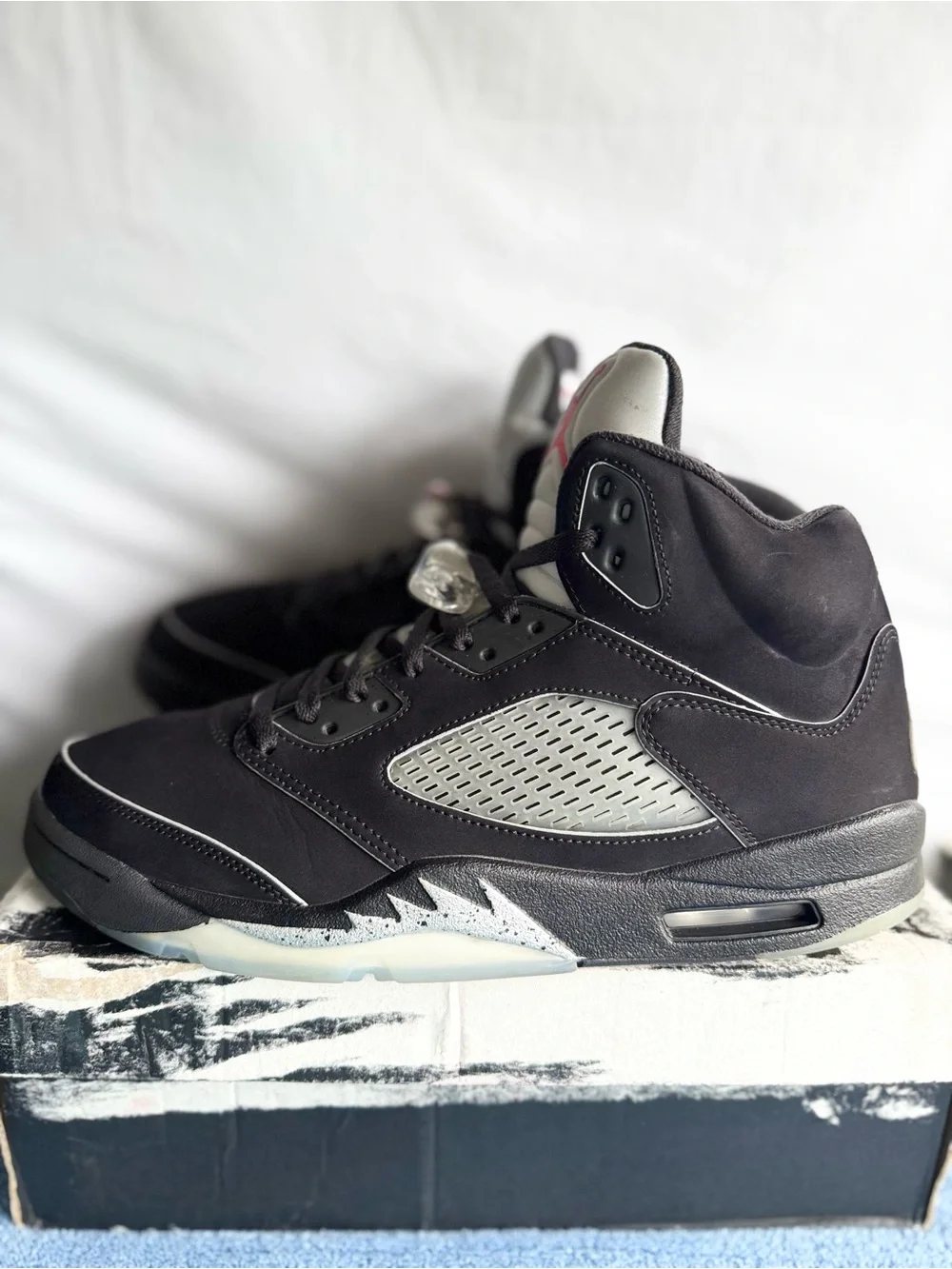 AUTHENTIC Jordan 5 Retro OG Black Metallic Reimagined size 13 HF3975–001 2025